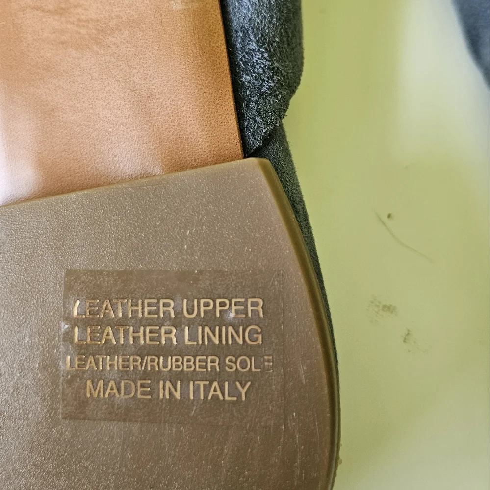 Agl Blue Suede Mules Size 42/11 Womens - Picture 5 of 6